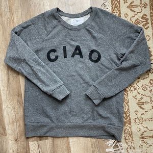Anthropologie “Ciao” Crewneck Sweatshirt